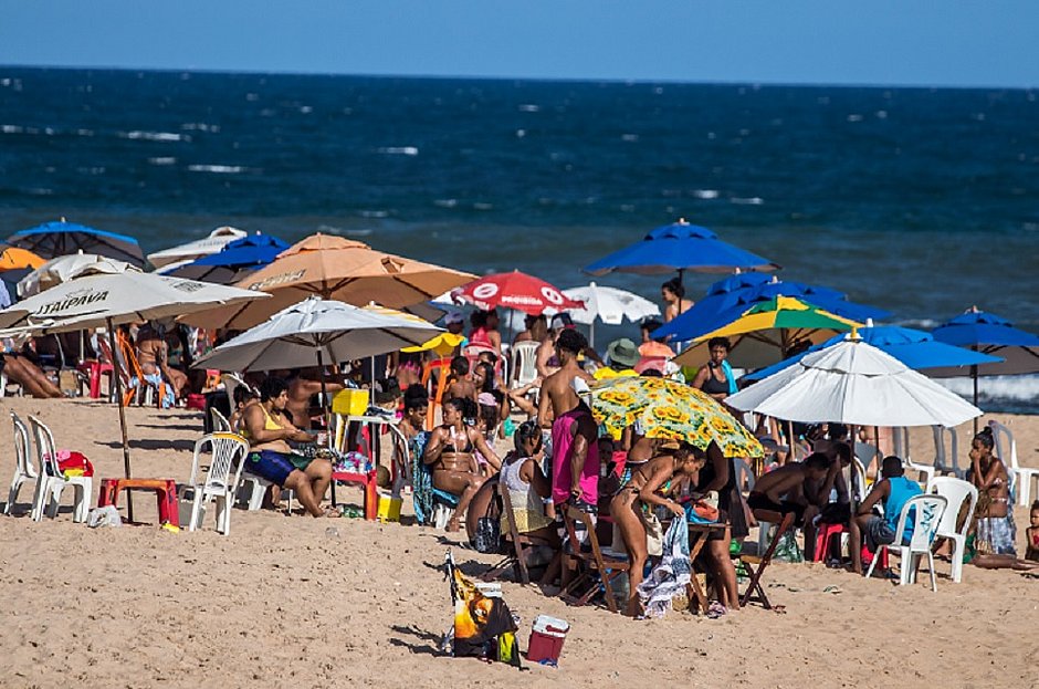 Praias de Salvador registram aglomeração no feriado de 7 de Setembro