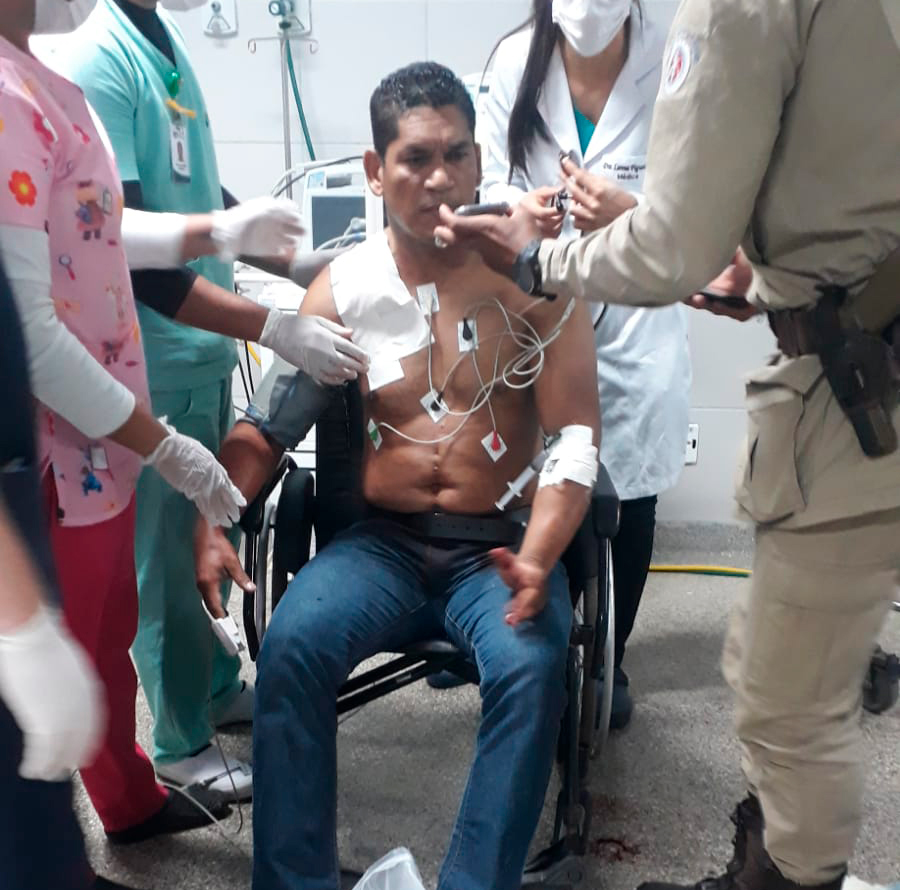 Sargento Ivan Leite é baleado enquanto passava de carro em São Cristóvão, na Capital