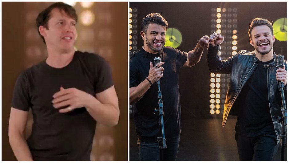 James Blunt dança 'Coração cachorro', mas diz que vai mandar 'dados bancários'