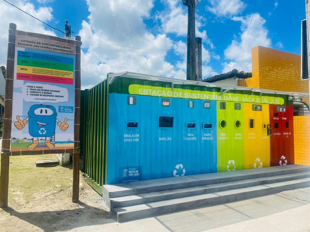 Primeiro ecoponto é instalado próximo ao CMMB em Mata de São João