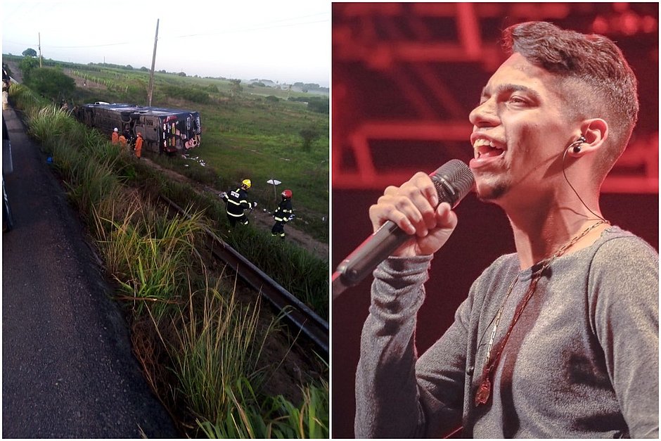 Devinho Novaes fica ferido em acidente com ônibus da banda; saxofonista morreu