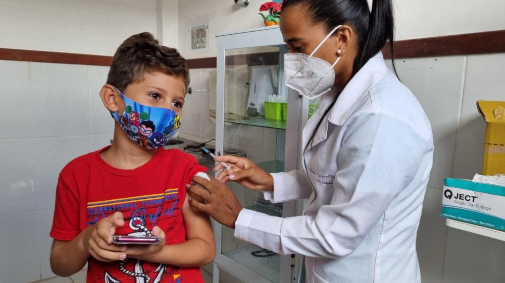 Mata de São João vacinou 1.182 crianças contra Covid-19 até o momento