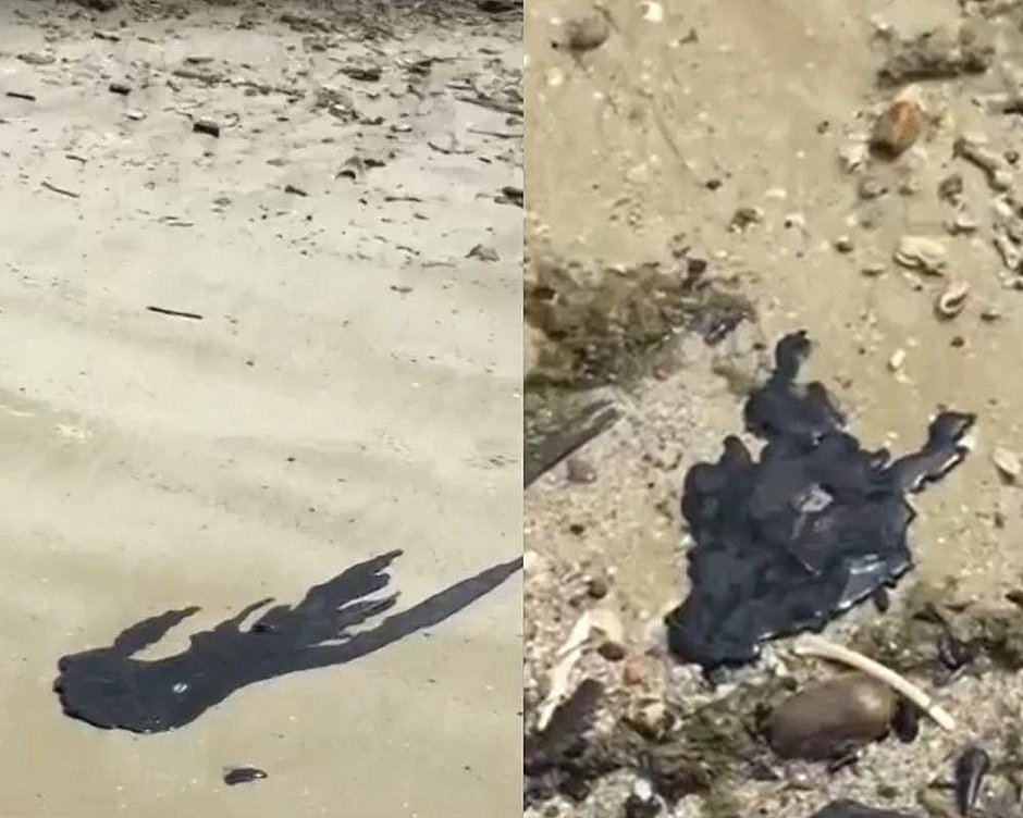 Novas manchas de óleo no mar da Baía de Todos os Santos assustam população
