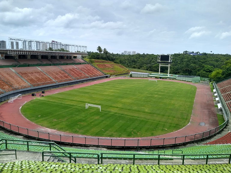 Em Pituaçu, Bahia faz último treino para enfrentar o Fortaleza