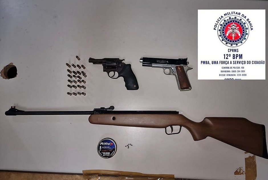 Idoso de 62 anos é preso por comercializar armas de fogo em Camaçari