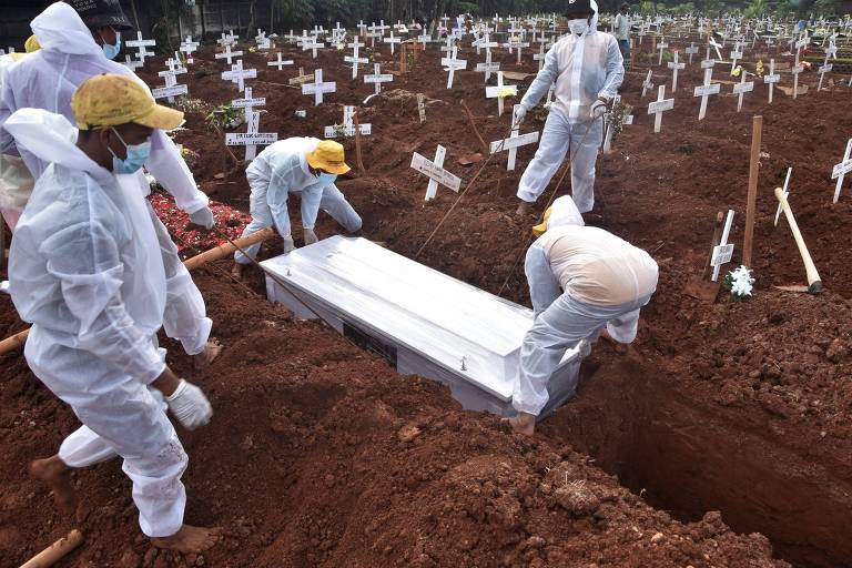 Mundo atinge marca de 6 milhões de mortes por Covid-19