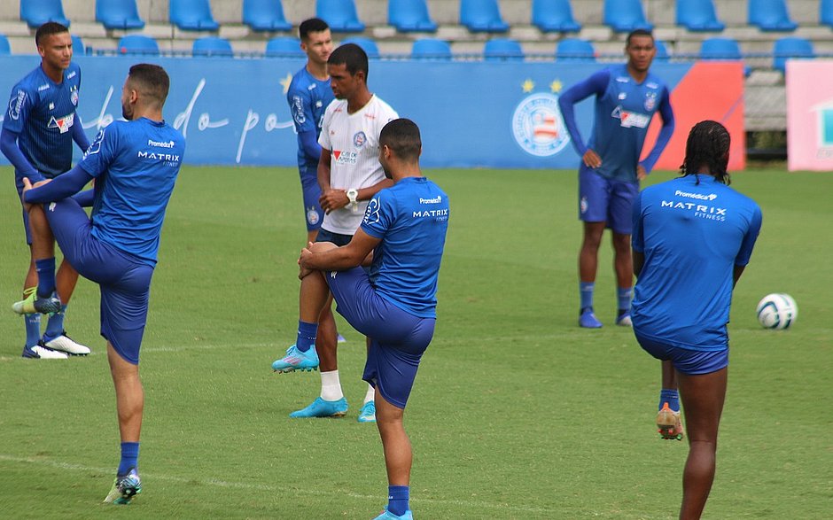 Preparador físico do Bahia projeta evolução do elenco durante período sem jogos