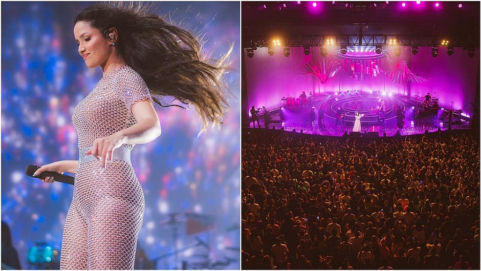 Juliette recebe carinho de artistas em seu primeiro show