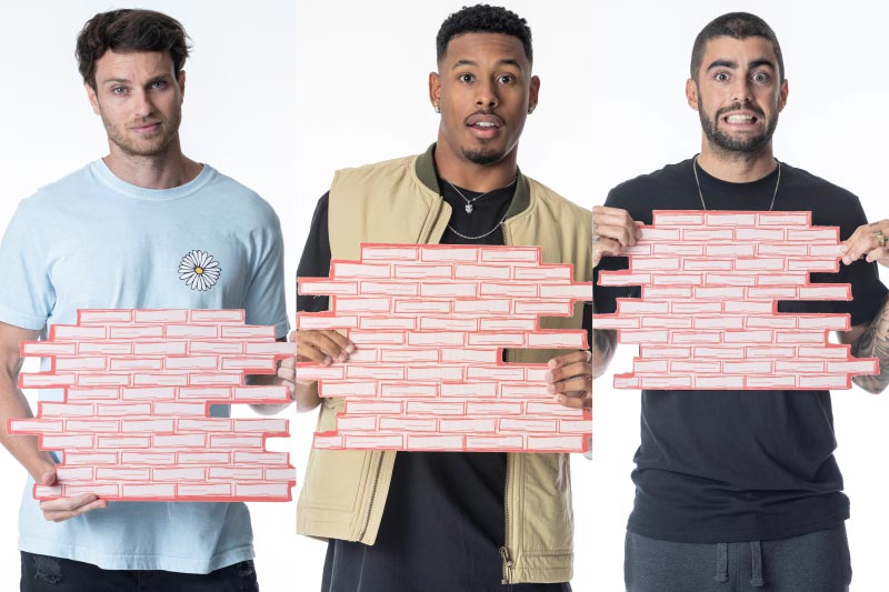 Lucas, Paulo André e Pedro Scooby estão no décimo paredão do 'BBB 22'