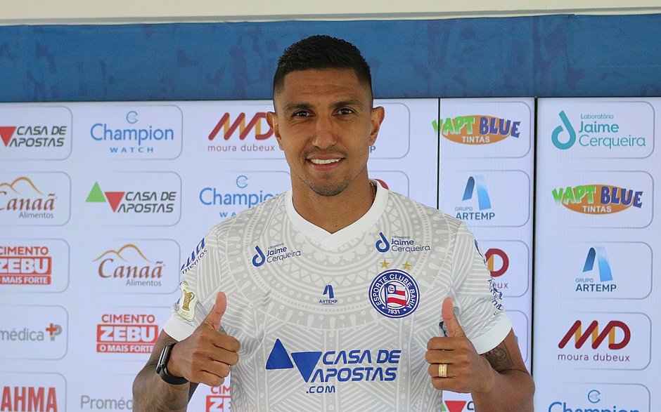Moldado por Diniz, novo zagueiro do Bahia diz que tem passe como maior qualidade