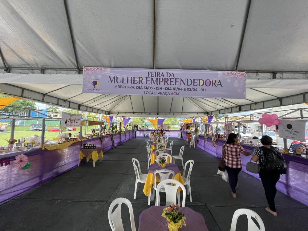 Feira da Mulher Empreendedora segue até sábado em Pojuca