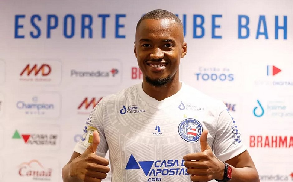 Filho de pai tricolor, Emerson Santos celebra chegada ao Bahia: 'Um sonho'