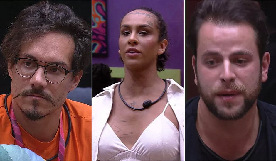 Eliezer, Gustavo e Linn da Quebrada formam o 13º paredão do BBB22