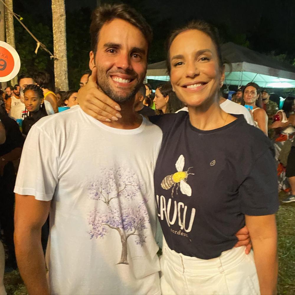 Daniel Cady e Ivete Sangalo prestigiam festa em Praia do Forte