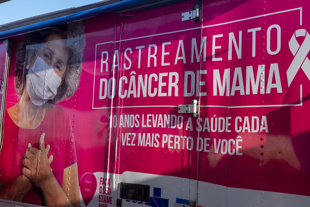 Chega Unidade Móvel de Rastreamento do Câncer de Mama em Pojuca