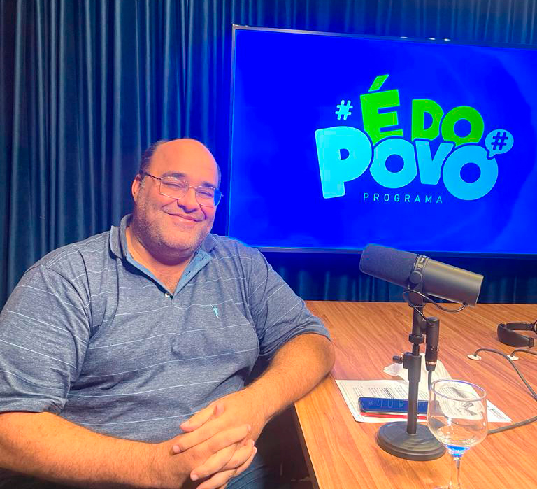 Programa É do Povo entrevista Alberto Castro nesta segunda