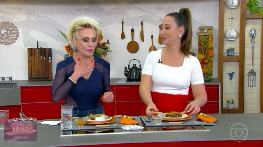 Ana Maria Braga engasga, e Mais Você é encerrado antes da hora