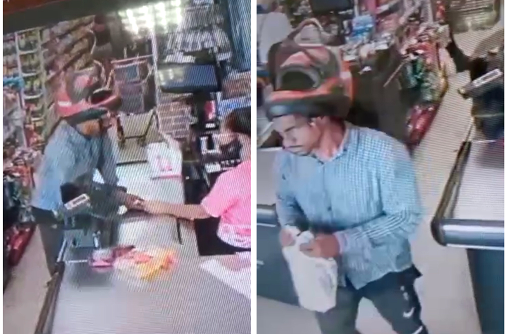 Bandido assalta supermercados no Centro de Dias d'Ávila 