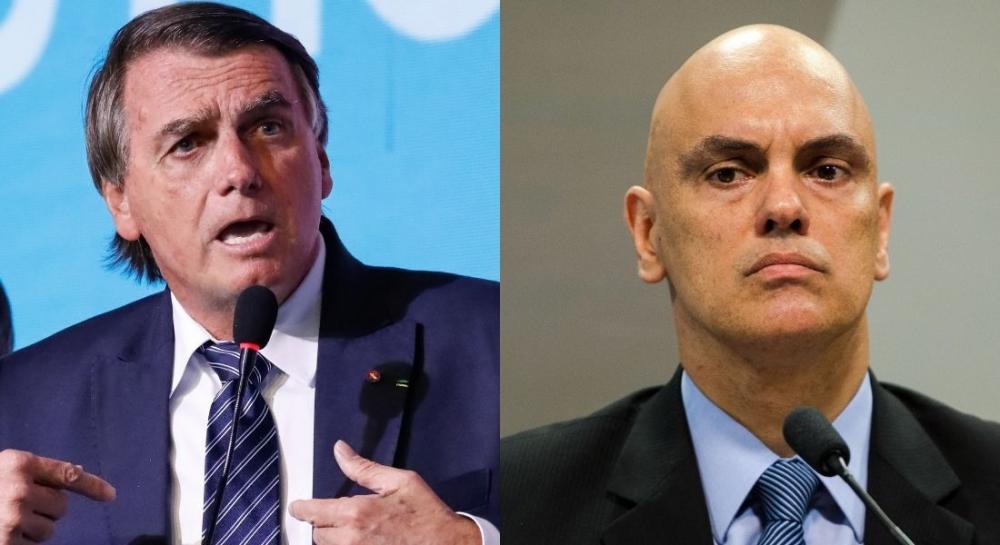 Bolsonaro aciona a PGR contra o ministro Alexandre de Moraes