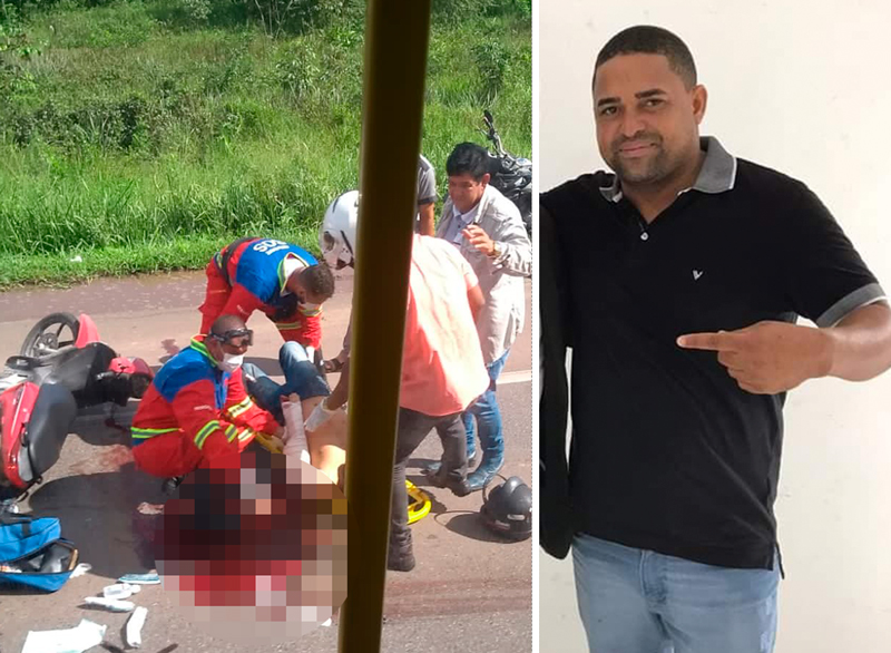 Assessor de vereador de Dias d'Ávila tem braço arrancado em acidente na BA-093