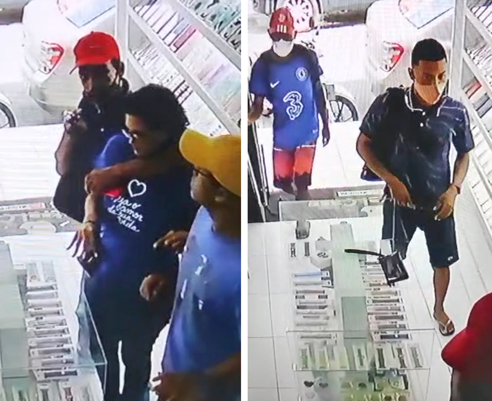 Quadrilha assalta loja de celular no centro de Dias d'Ávila