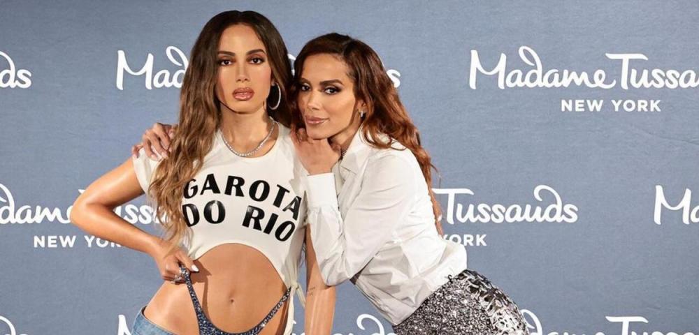 Anitta ficou 12 horas parada durante criação de estátua do Madame Tussauds