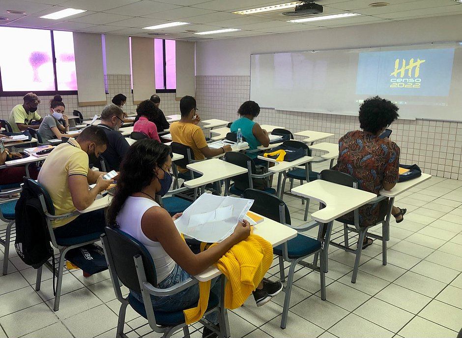 Censo 2022: IBGE treina 1.620 agentes censitários na Bahia