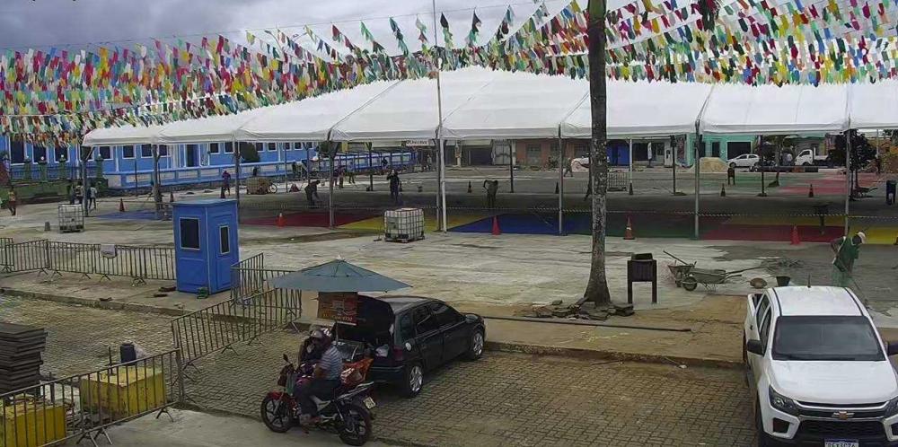 Videomonitoramento reforça segurança do São João com câmeras 360º em Mata de São João