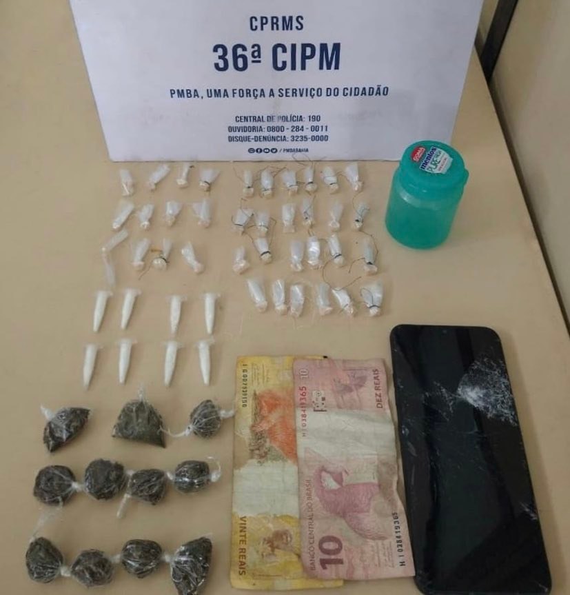 Dupla acusada de tráfico de drogas é presa no Bosque II