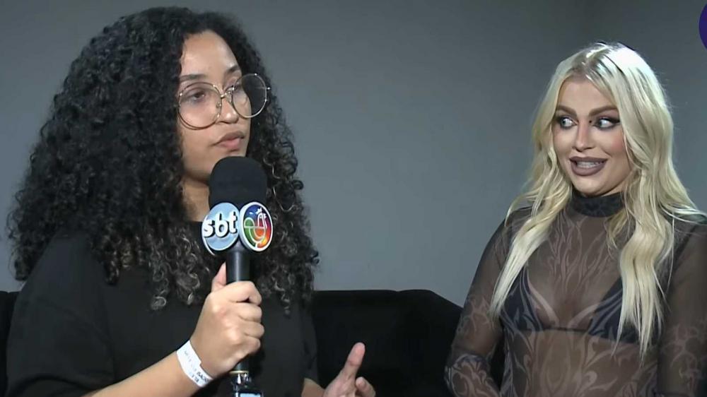Repórter baiana dá em cima de Luísa Sonza ao vivo