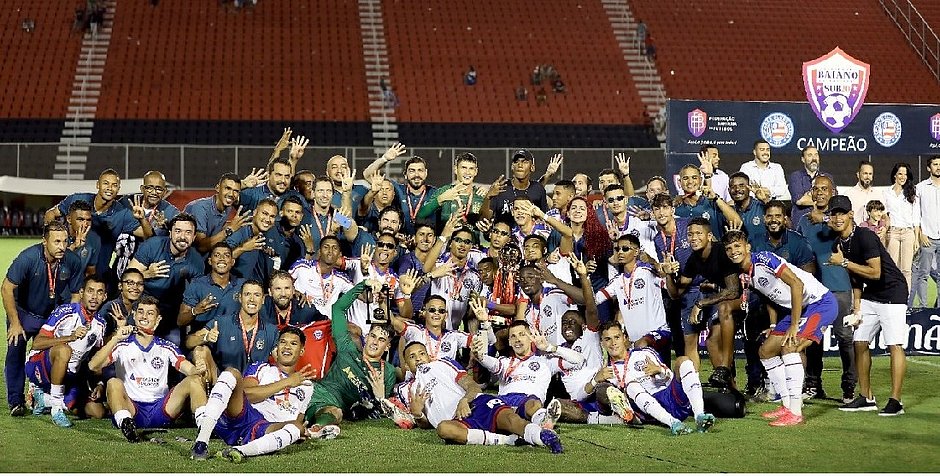 Bahia vence o Vitória nos pênaltis e é tetracampeão baiano sub-20