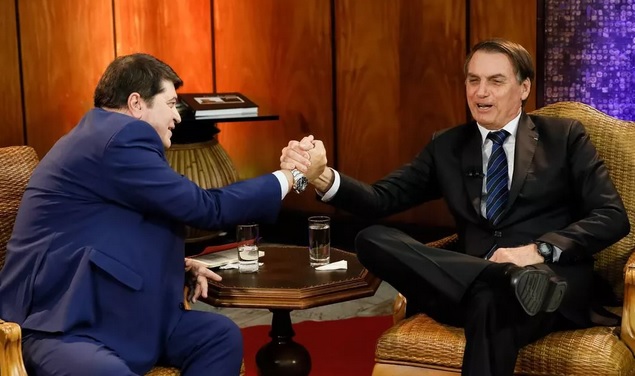 “Fechei com Datena”, relata Bolsonaro sobre chapa de SP
