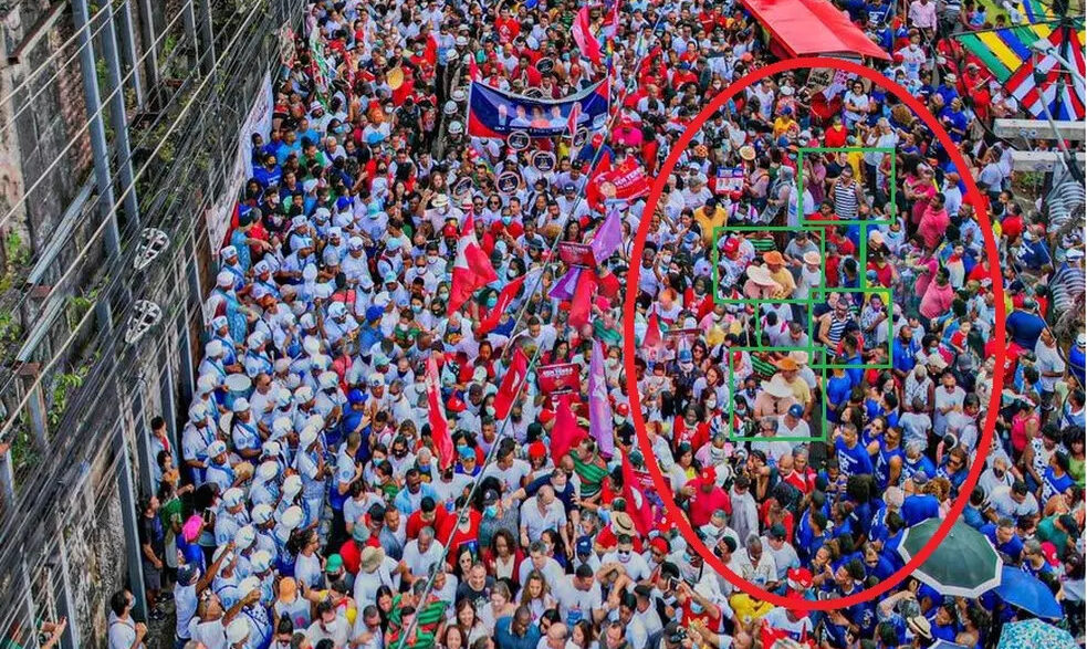 PT nega montagem em foto de ato na BA: ‘Erro da panorâmica’