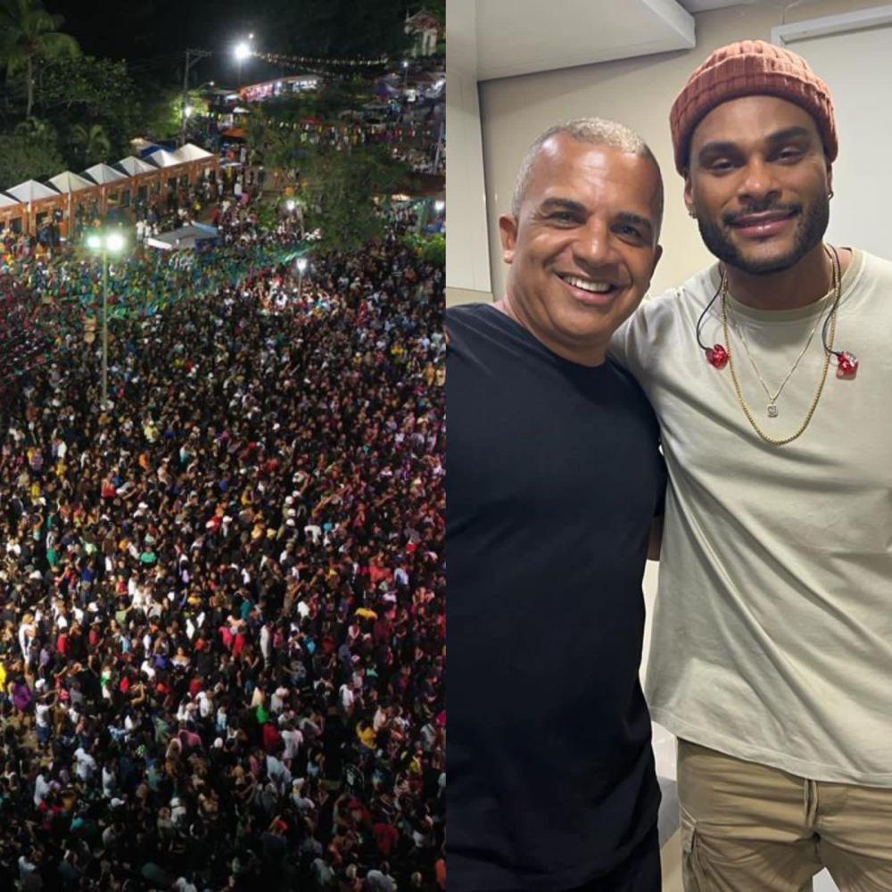 Bira comemora sucesso da festa de São Pedro em Açu da Torre