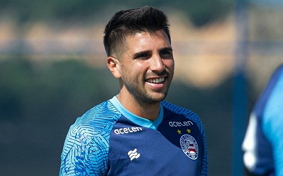 Mugni promete entrega para o Bahia vencer o Vila Nova: 'Prato de comida'