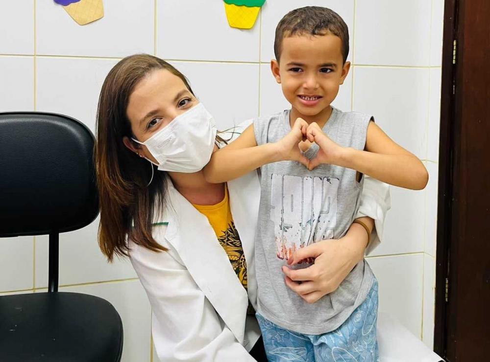 Mata inicia vacinação de crianças a partir de 3 anos contra a Covid-19