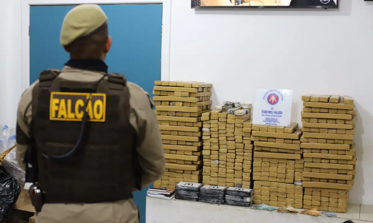 Mais de 400 quilos de maconha são apreendidos no sudoeste da Bahia