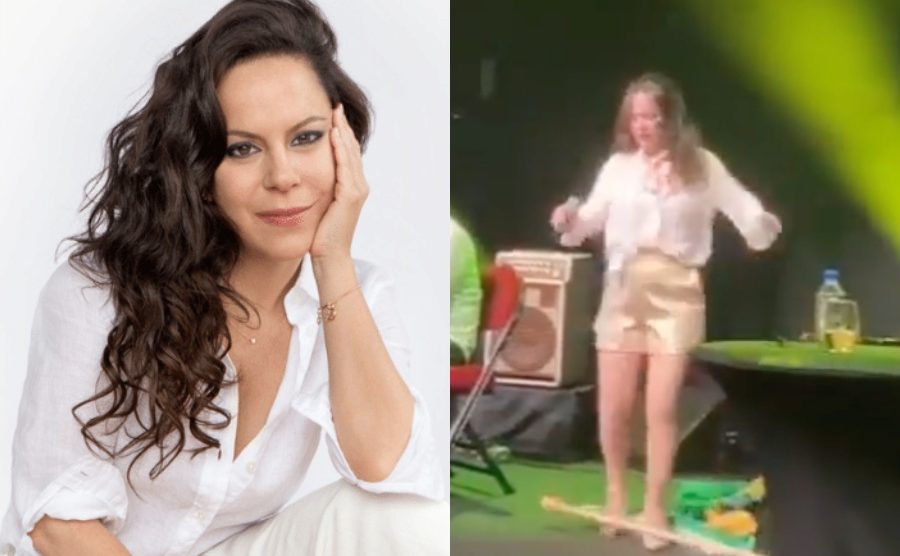 Bebel Gilberto se desculpa após pisar na bandeira do Brasil