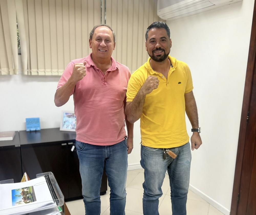Dias d’Ávila: Diego Schesari se reúne com Gualberto e fecha apoio à Cris Correia 
