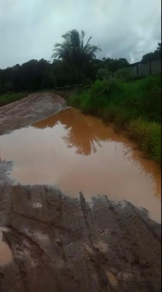 Moradores reclamam das péssimas condições da Estrada do Carijó