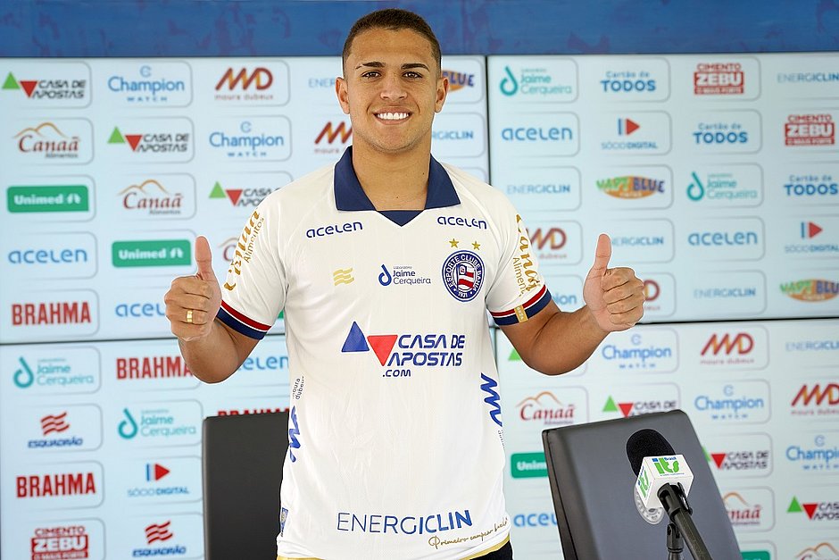'Quero fazer história no Bahia', afirma atacante Caio Vidal