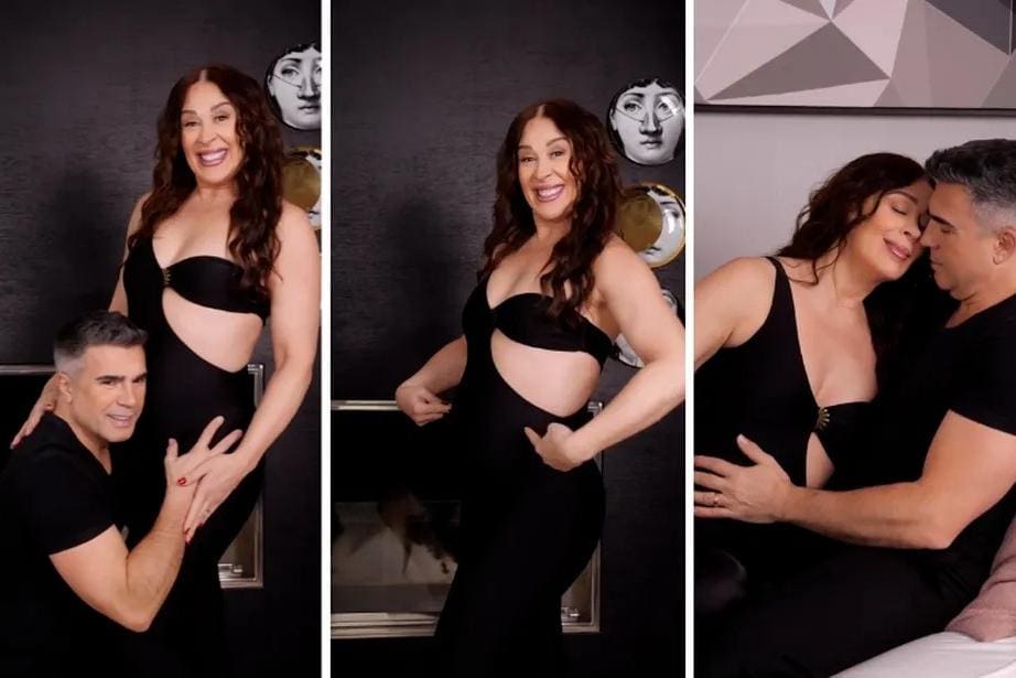 Aos 55 anos, Claudia Raia anuncia gravidez do 3º filho 