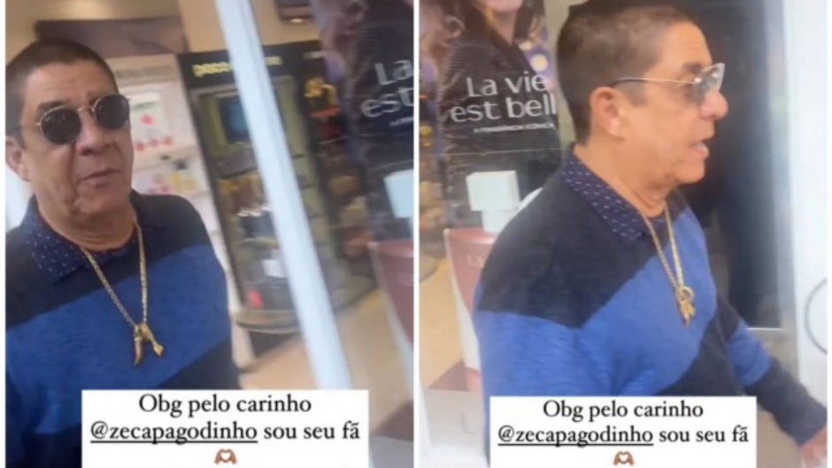 'Uma hora dessas?', dispara Zeca Pagodinho após recusar tirar foto com fã