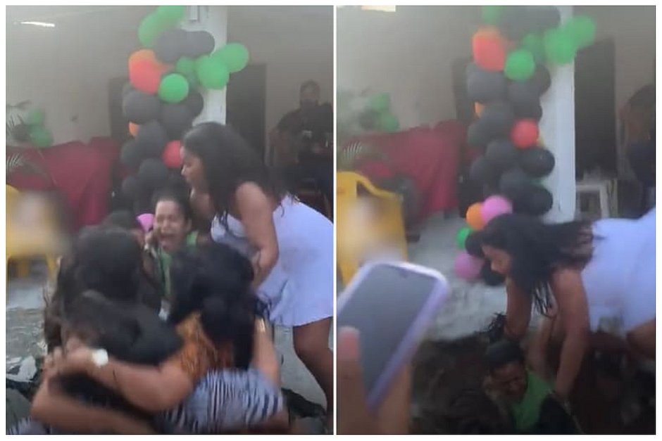 Mulheres caem em fossa ao som de 'Tem Cabaré essa Noite'