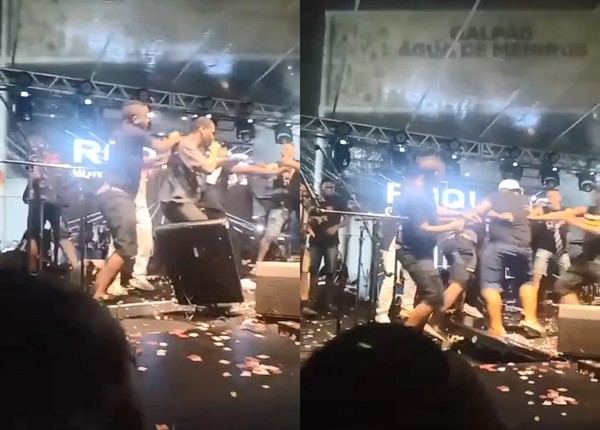 Membros da banda Psirico e Samba Trator saem na mão em festa de Salvador