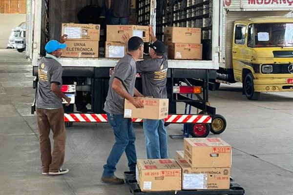Urnas serão monitoradas em tempo real no trajeto até zonas eleitorais