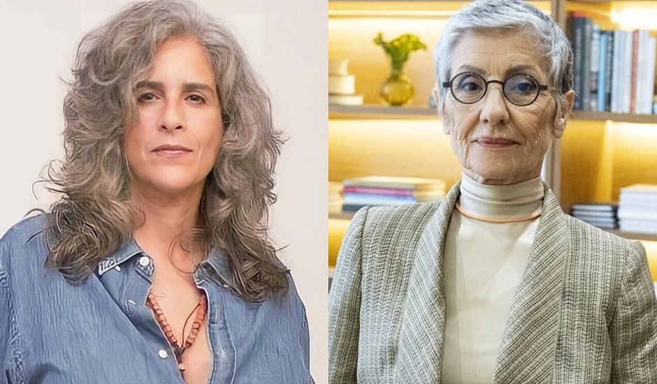 Foto de Cássia Kis beijando Lúcia Veríssimo viraliza nas redes sociais