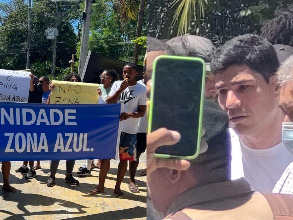 Zona Azul: Paulo Henrique participa de manifestação que prejudica turismo na PF em pleno feriadão