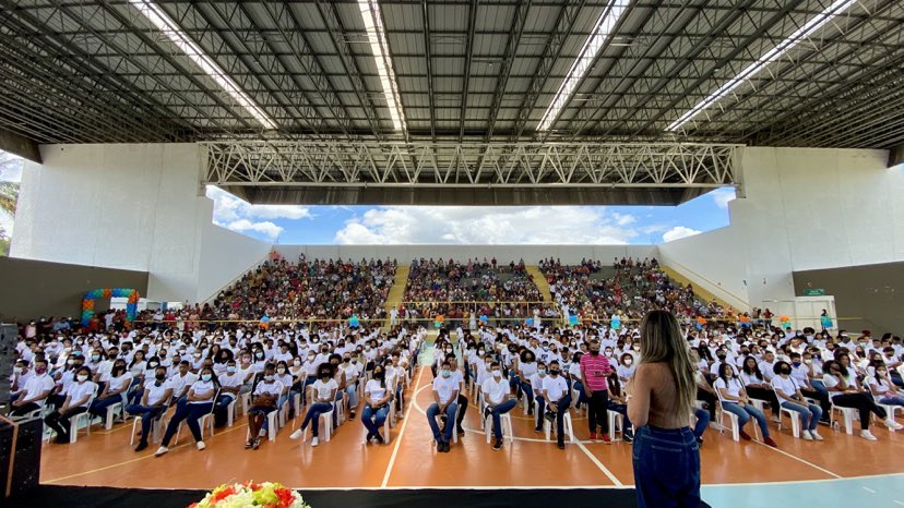 Mais de 500 jovens participam de aula inaugural do Projeto Ser Jovem