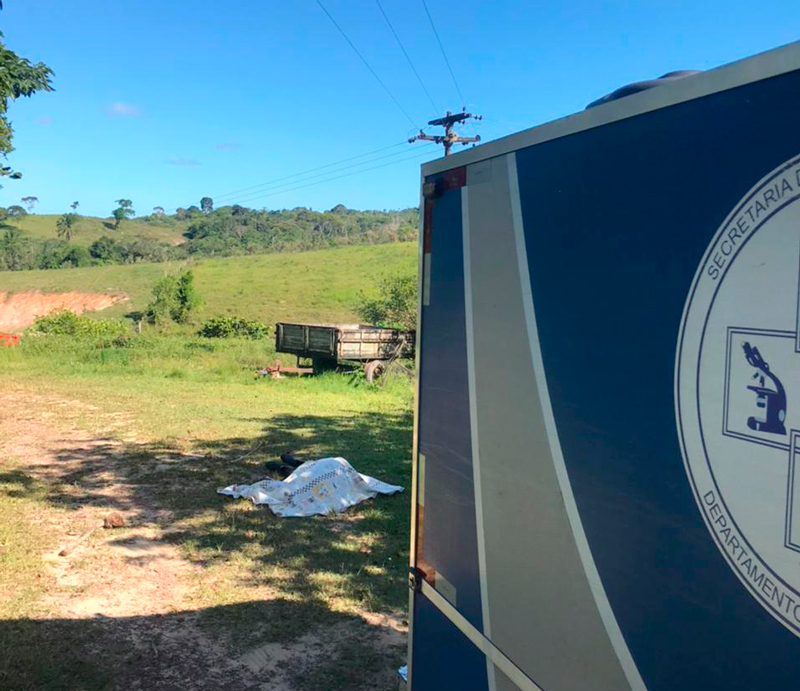 Caseiro é executado com tiros na cabeça na Zona Rural